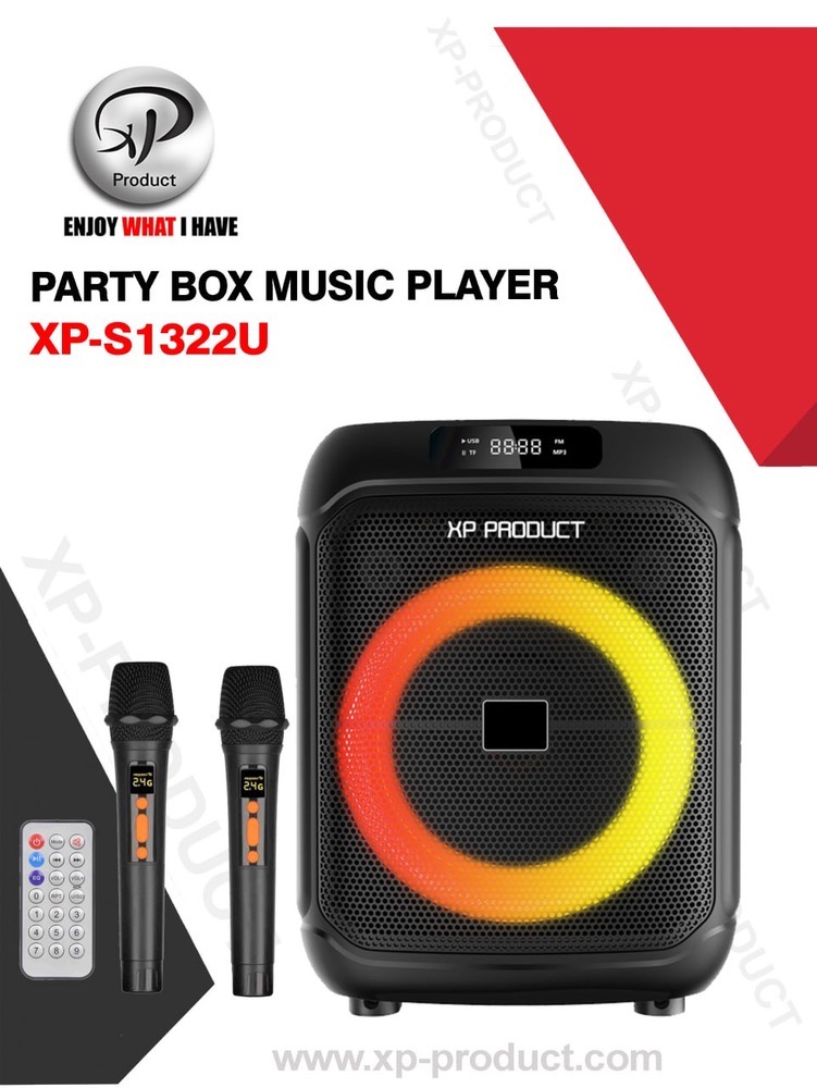 اسپیکر بلوتوثی ایکس پی پروداکت XP-S1322U + میکروفون و ریموت کنترل