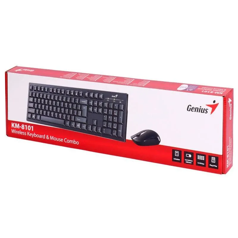 کیبورد موس بی سیم جنیوس KM 8101