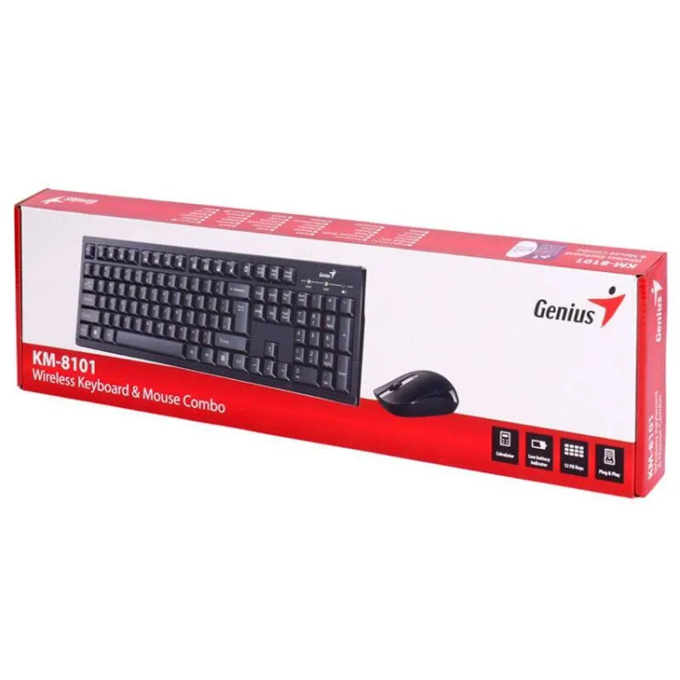 کیبورد موس بی سیم جنیوس KM 8101